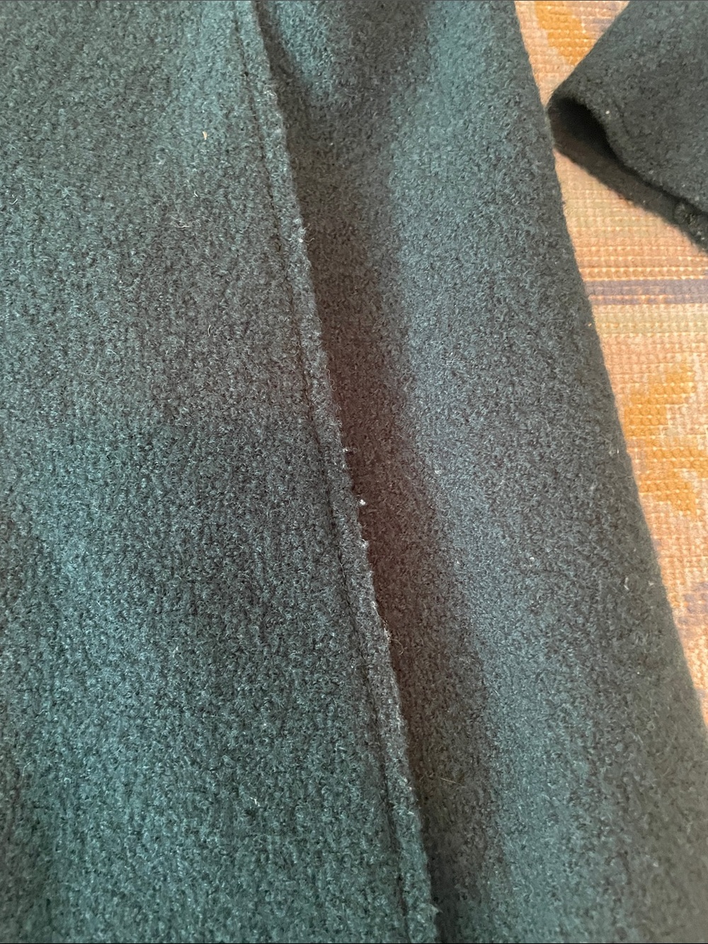 J. Crew Daphne Boiled Wool Top Coat in Dark Forest - Picture 7 of 7